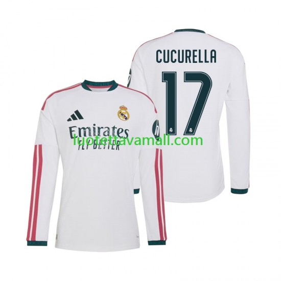 Miehet Real Madrid Marc Cucurella 17 2026-2027 Pitkähihainen Fanipaita ,Koti