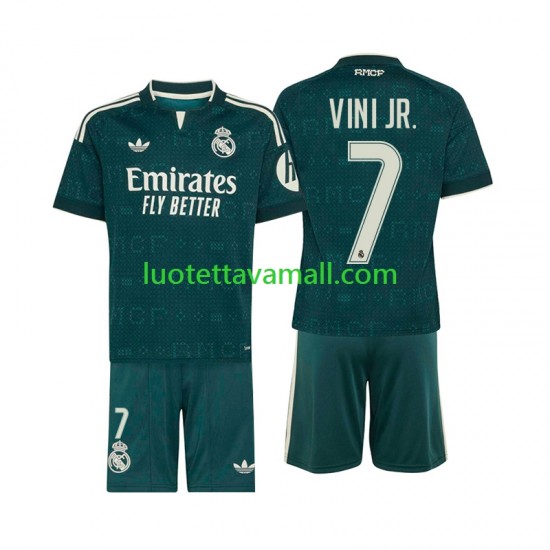 Lapset Real Madrid Vinicius Junior 7 2026-2027 Lyhythihainen Fanipaita ,Vieras