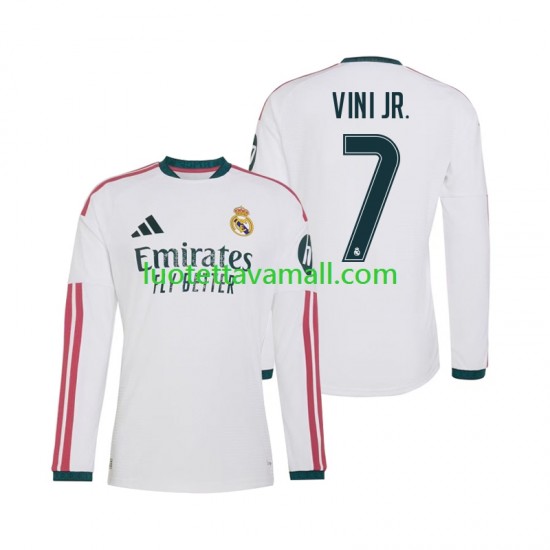 Miehet Real Madrid Vinicius Junior 7 2026-2027 Pitkähihainen Fanipaita ,Koti