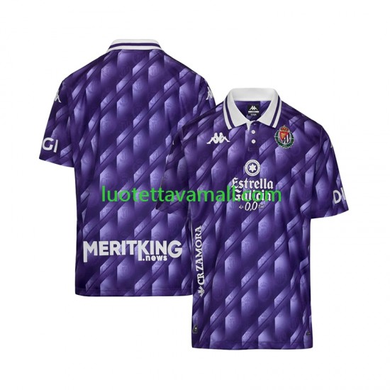 Miehet Real Valladolid Retro 2025-2026 Lyhythihainen Fanipaita ,Koti