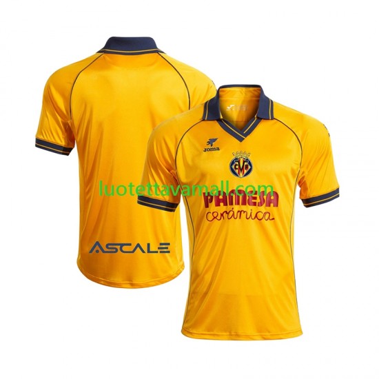 Miehet Villarreal CF Retro 2025-2026 Lyhythihainen Fanipaita ,Koti