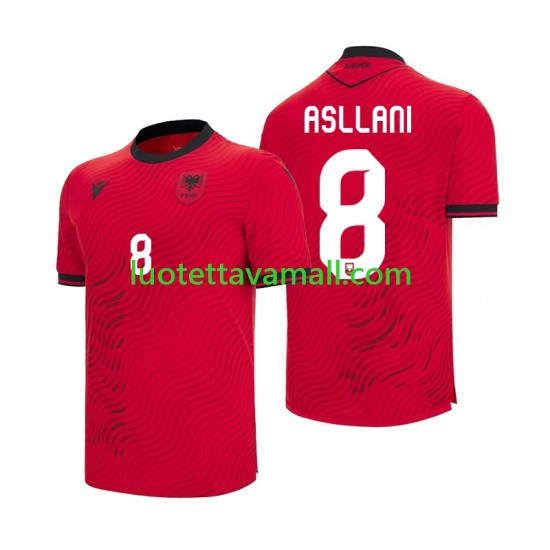 Miehet Albania Kristjan Asllani 8 World Cup 2026 Lyhythihainen Fanipaita ,Koti