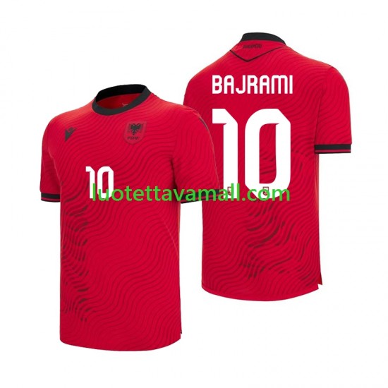 Miehet Albania Nedim Bajrami 10 World Cup 2026 Lyhythihainen Fanipaita ,Koti