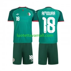 Lapset Algeria Mohamed Amoura 18 2026 Lyhythihainen Fanipaita ,Vieras