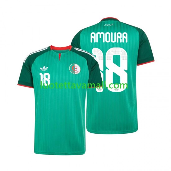 Miehet Algeria Mohamed Amoura 18 2026 Lyhythihainen Fanipaita ,Vieras