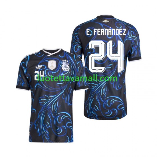 Miehet Argentiina Enzo Fernandez 24 World Cup 2026 Lyhythihainen Fanipaita ,Vieras