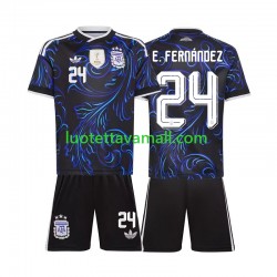 Lapset Argentiina Enzo Fernandez 24 World Cup 2026 Lyhythihainen Fanipaita ,Vieras