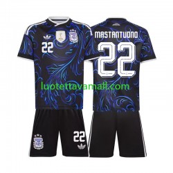 Lapset Argentiina Franco Mastantuono 22 World Cup 2026 Lyhythihainen Fanipaita ,Vieras