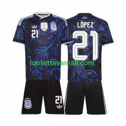 Lapset Argentiina Jose Manuel Lopez 21 World Cup 2026 Lyhythihainen Fanipaita ,Vieras Lapset Argentiina Jose Manuel Lopez 21 World Cup 2026 Lyhythihainen Fanipaita ,Vieras