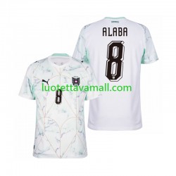 Miehet Itävalta David Alaba 8 World Cup 2026 Lyhythihainen Fanipaita ,Vieras Miehet Itävalta David Alaba 8 World Cup 2026 Lyhythihainen Fanipaita ,Vieras