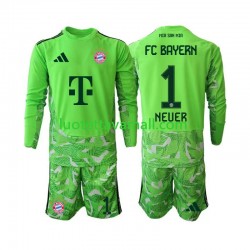 Lapset FC Bayern München Maalivahdin Manuel Neuer 1 2026-2027 Pitkähihainen Fanipaita ,Koti