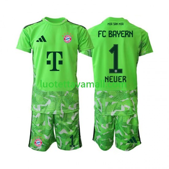 Lapset FC Bayern München Maalivahdin Manuel Neuer 1 2026-2027 Lyhythihainen Fanipaita ,Koti