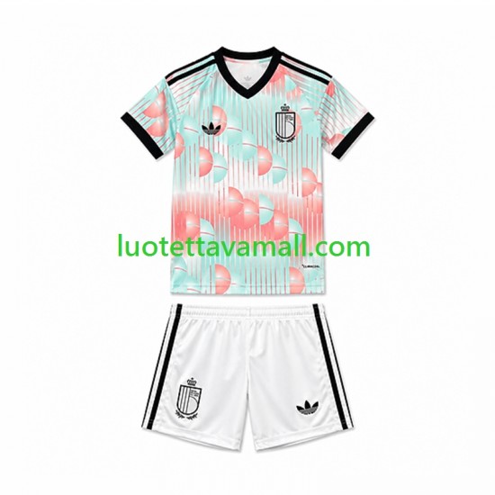 Lapset Belgia World Cup 2026 Lyhythihainen Fanipaita ,Vieras