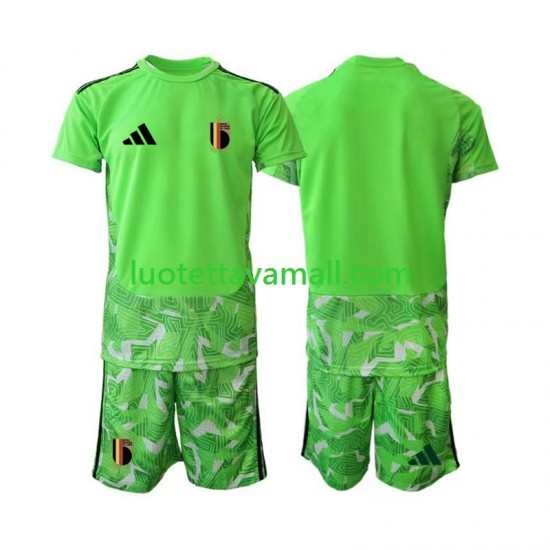 Lapset Belgia Maalivahdin World Cup 2026 Lyhythihainen Fanipaita ,Kolmas