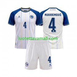Lapset Bosnia ja Hertsegovina Tarik Muharemovic 4 World Cup 2026 Lyhythihainen Fanipaita ,Vieras Lapset Bosnia ja Hertsegovina Tarik Muharemovic 4 World Cup 2026 Lyhythihainen Fanipaita ,Vieras