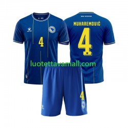 Lapset Bosnia ja Hertsegovina Tarik Muharemovic 4 World Cup 2026 Lyhythihainen Fanipaita ,Koti Lapset Bosnia ja Hertsegovina Tarik Muharemovic 4 World Cup 2026 Lyhythihainen Fanipaita ,Koti
