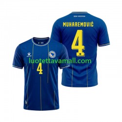 Miehet Bosnia ja Hertsegovina Tarik Muharemovic 4 World Cup 2026 Lyhythihainen Fanipaita ,Koti Miehet Bosnia ja Hertsegovina Tarik Muharemovic 4 World Cup 2026 Lyhythihainen Fanipaita ,Koti