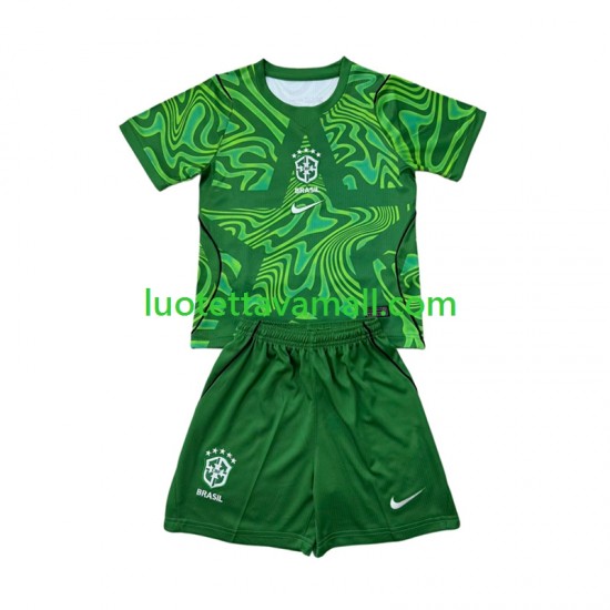 Lapset Brasilia Maalivahdin World Cup 2026 Lyhythihainen Fanipaita ,Vieras