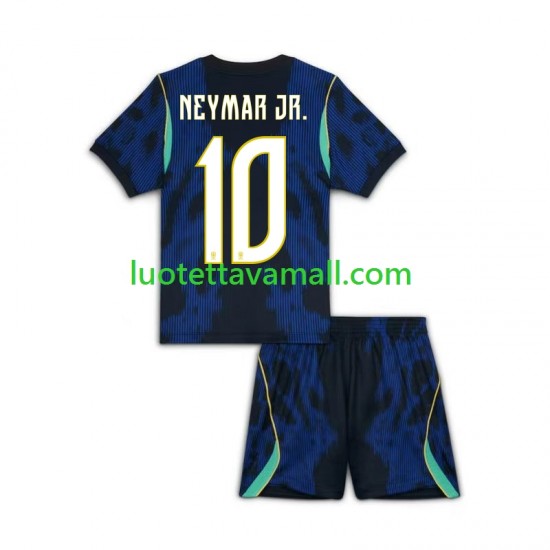 Lapset Brasilia Neymar JR 10 World Cup 2026 Lyhythihainen Fanipaita ,Vieras