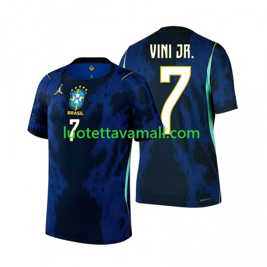 Miehet Brasilia Vinicius Junior 7 World Cup 2026 Lyhythihainen Fanipaita ,Vieras