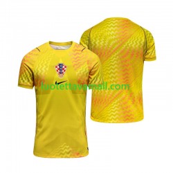 Miehet Kroatia Maalivahdin World Cup 2026 Lyhythihainen Fanipaita ,Koti Miehet Kroatia Maalivahdin World Cup 2026 Lyhythihainen Fanipaita ,Koti