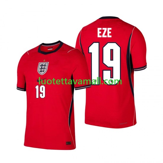 Miehet Englanti Eberechi Eze 19 World Cup 2026 Lyhythihainen Fanipaita ,Vieras