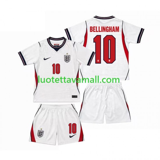 Lapset Englanti Jude Bellingham 10 World Cup 2026 Lyhythihainen Fanipaita ,Koti