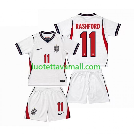 Lapset Englanti Marcus Rashford 11 World Cup 2026 Lyhythihainen Fanipaita ,Koti