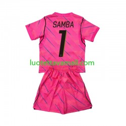 Lapset Ranska Maalivahdin Brice Samba 1 World Cup 2026 Lyhythihainen Fanipaita ,Vieras