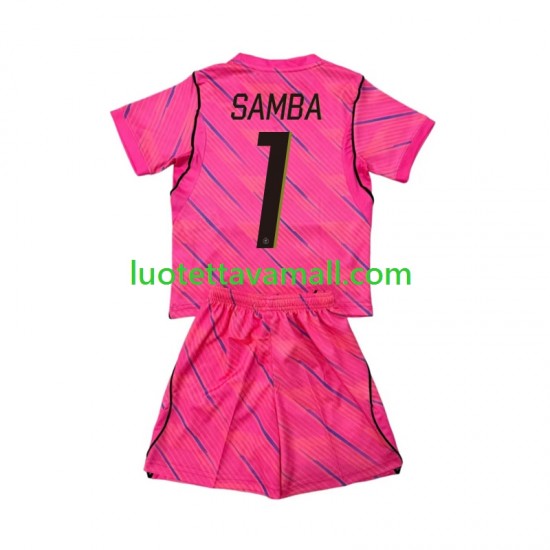 Lapset Ranska Maalivahdin Brice Samba 1 World Cup 2026 Lyhythihainen Fanipaita ,Vieras