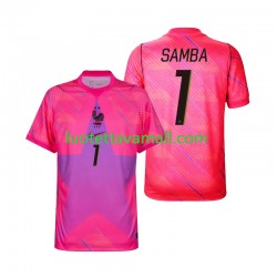 Miehet Ranska Maalivahdin Brice Samba 1 World Cup 2026 Lyhythihainen Fanipaita ,Vieras Miehet Ranska Maalivahdin Brice Samba 1 World Cup 2026 Lyhythihainen Fanipaita ,Vieras