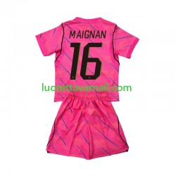 Lapset Ranska Maalivahdin Mike Maignan 16 World Cup 2026 Lyhythihainen Fanipaita ,Vieras