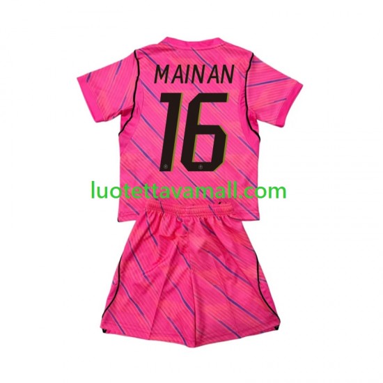 Lapset Ranska Maalivahdin Mike Maignan 16 World Cup 2026 Lyhythihainen Fanipaita ,Vieras