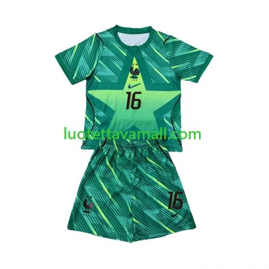 Lapset Ranska Maalivahdin Mike Maignan 16 World Cup 2026 Lyhythihainen Fanipaita ,Kolmas