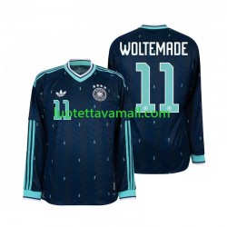 Miehet Saksa Nick Woltemade 11 World Cup 2026 Pitkähihainen Fanipaita ,Vieras Miehet Saksa Nick Woltemade 11 World Cup 2026 Pitkähihainen Fanipaita ,Vieras