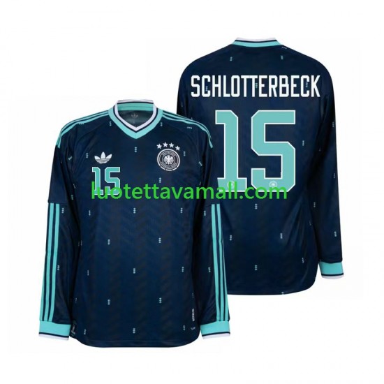 Miehet Saksa Nico Schlotterbeck 15 World Cup 2026 Pitkähihainen Fanipaita ,Vieras