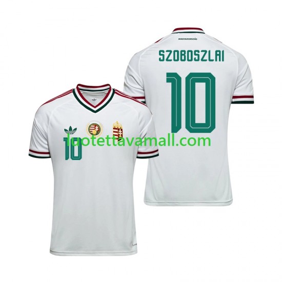 Miehet Unkari Dominik Szoboszlai 10 World Cup 2026 Lyhythihainen Fanipaita ,Vieras