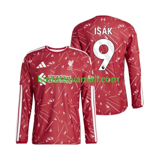 Miehet Liverpool Alexander Isak 9 2026-2027 Pitkähihainen Fanipaita ,Koti