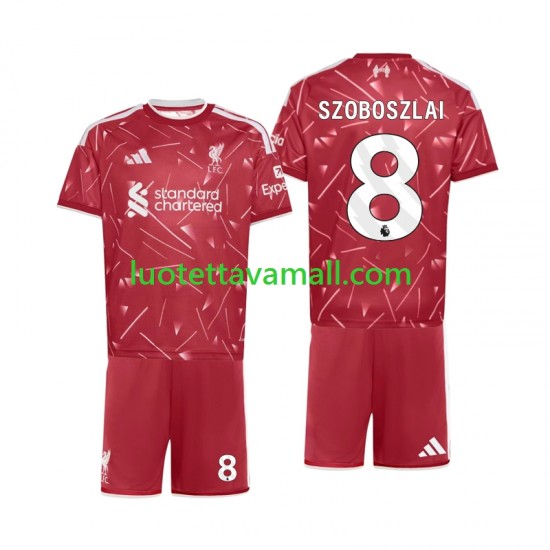Lapset Liverpool Dominik Szoboszlai 8 2026-2027 Lyhythihainen Fanipaita ,Koti