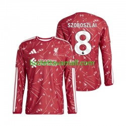 Miehet Liverpool Dominik Szoboszlai 8 2026-2027 Pitkähihainen Fanipaita ,Koti