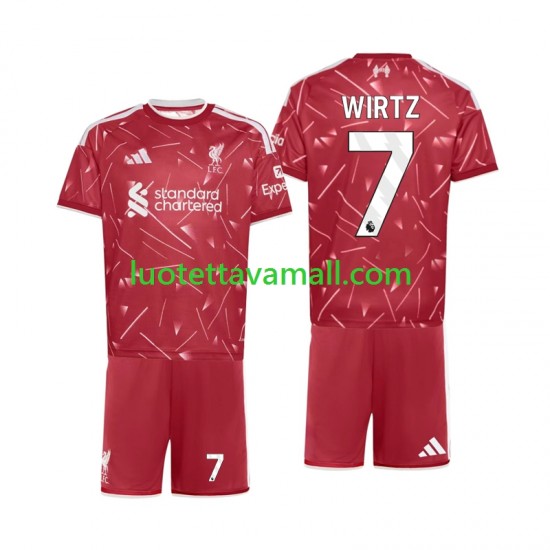 Lapset Liverpool Florian Wirtz 7 2026-2027 Lyhythihainen Fanipaita ,Koti