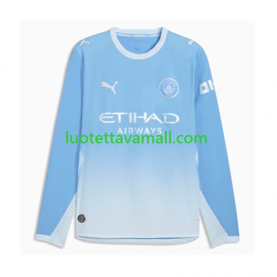 Miehet Manchester City 2026-2027 Pitkähihainen Fanipaita ,Koti