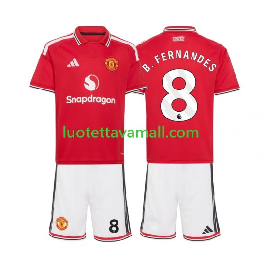 Lapset Manchester United Bruno Fernandes 8 2026-2027 Lyhythihainen Fanipaita ,Koti