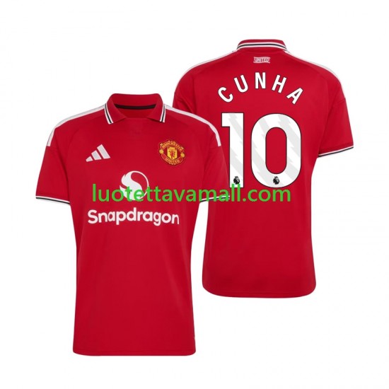 Miehet Manchester United Matheus Cunha 10 2026-2027 Lyhythihainen Fanipaita ,Koti