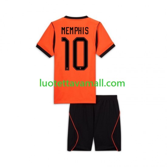 Lapset Alankomaat Memphis Depay 10 World Cup 2026 Lyhythihainen Fanipaita ,Koti