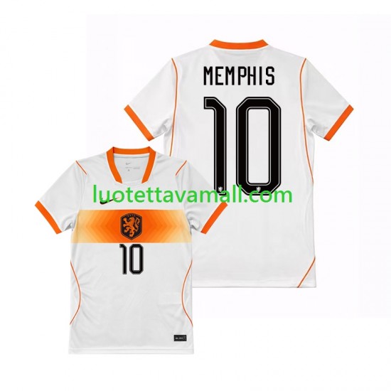 Miehet Alankomaat Memphis Depay 10 World Cup 2026 Lyhythihainen Fanipaita ,Vieras