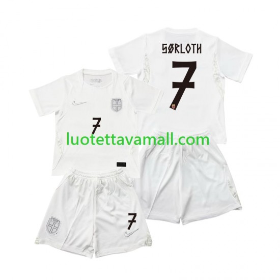 Lapset Norja Alexander Sorloth 7 World Cup 2026 Lyhythihainen Fanipaita ,Kolmas