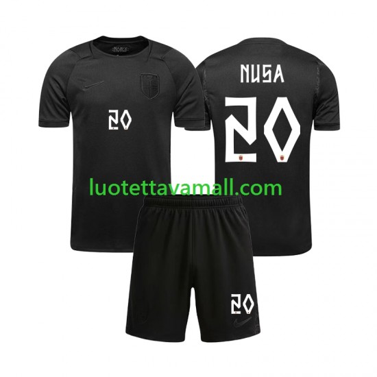 Lapset Norja Antonio NUSA 20 World Cup 2026 Lyhythihainen Fanipaita ,Vieras
