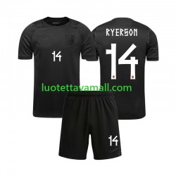 Lapset Norja Julian Ryerson 14 World Cup 2026 Lyhythihainen Fanipaita ,Vieras Lapset Norja Julian Ryerson 14 World Cup 2026 Lyhythihainen Fanipaita ,Vieras
