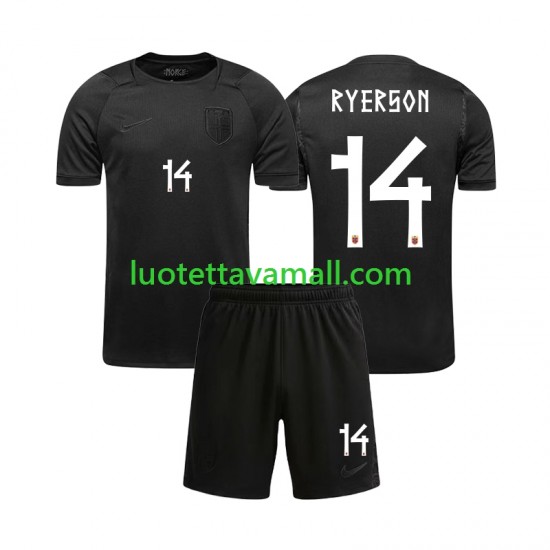 Lapset Norja Julian Ryerson 14 World Cup 2026 Lyhythihainen Fanipaita ,Vieras